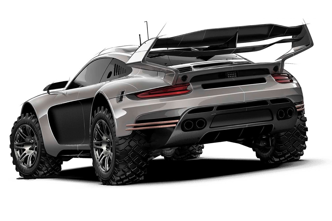 Gemballa Avalanche 4x4 is a Porsche 911 Off-Roader First Look Prototype Concept Sketches Four Wheel Drive Off Roading Tough Terrain Sports Car Supercar Development German Automotive Engineering Announcement