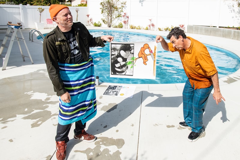 lance mountain robbie jeffers glad to bee and idiot exhibition the close enough gallery