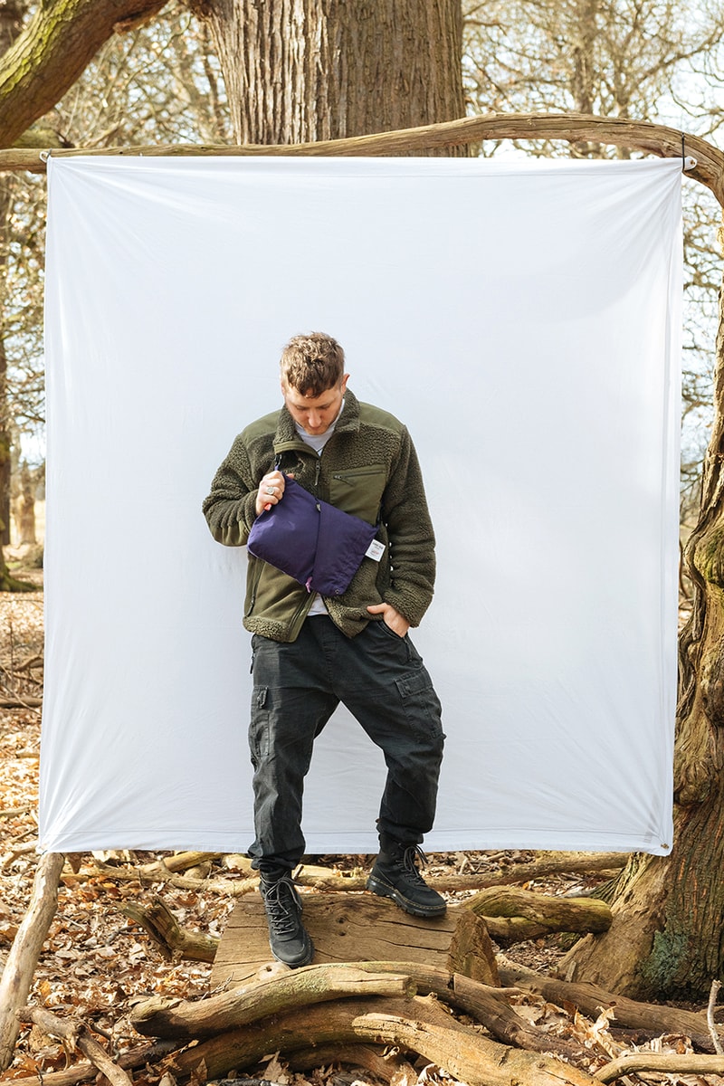 Greater Goods Side Bag Collection Lookbook Sustainable Upcycling London Based Brand Reworked GORE-TEX Canvas Textiles Materials Patina Finish Unique Products Webbing Cords