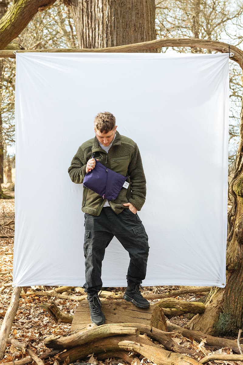 Greater Goods Side Bag Collection Lookbook Sustainable Upcycling London Based Brand Reworked GORE-TEX Canvas Textiles Materials Patina Finish Unique Products Webbing Cords