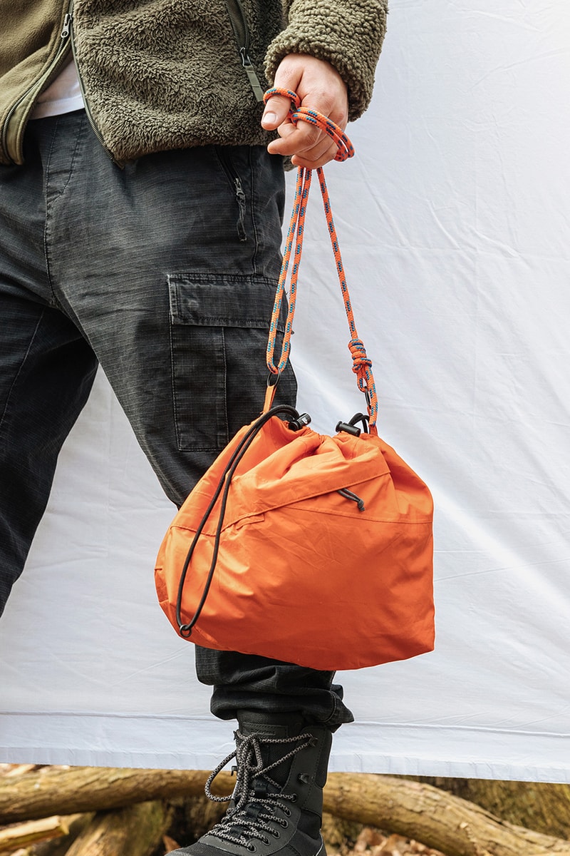 Greater Goods Side Bag Collection Lookbook Sustainable Upcycling London Based Brand Reworked GORE-TEX Canvas Textiles Materials Patina Finish Unique Products Webbing Cords