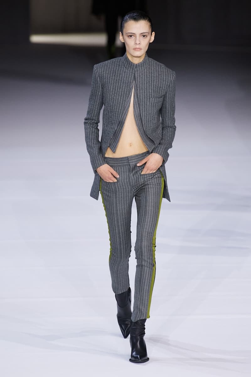 Haider Ackermann Fall/Winter 2020 Paris Fashion Week Runway Show Presentation Co-Ed Menswear Womenswear Looks Columbian-Born Paris-Based Eponymous Label Designer