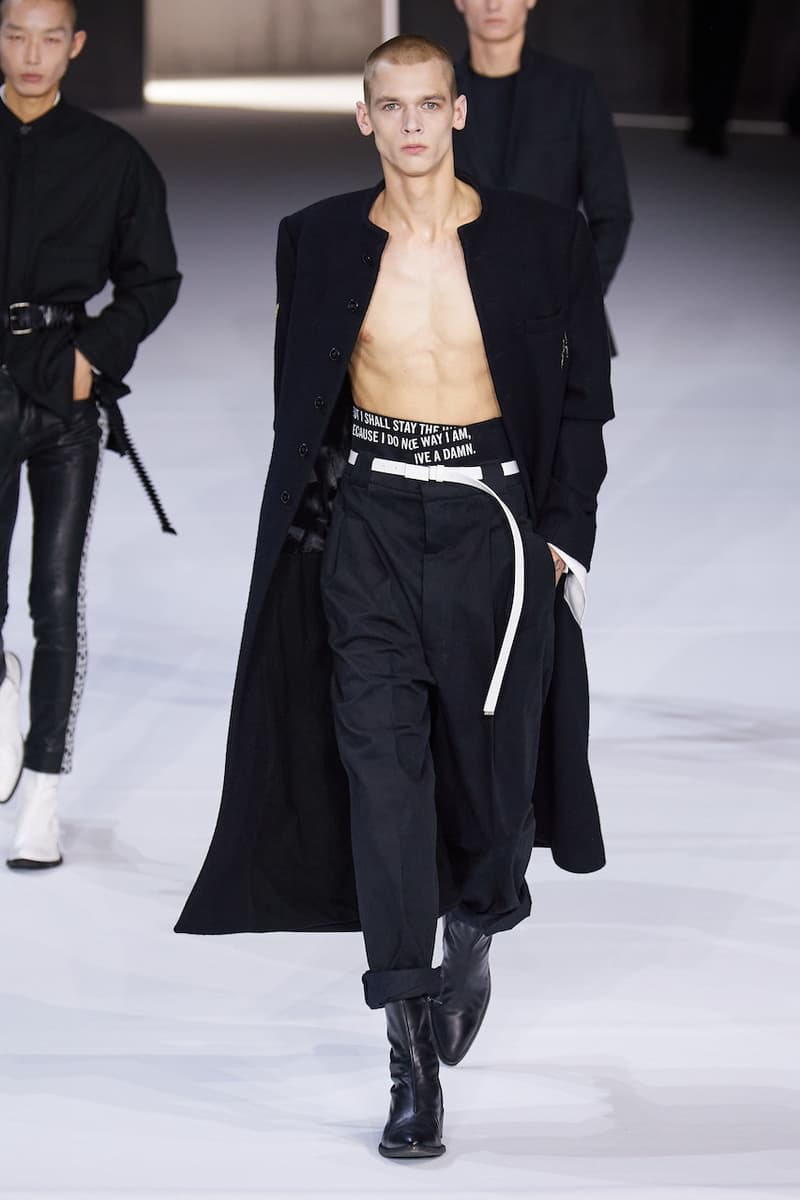 Haider Ackermann Fall/Winter 2020 Paris Fashion Week Runway Show Presentation Co-Ed Menswear Womenswear Looks Columbian-Born Paris-Based Eponymous Label Designer