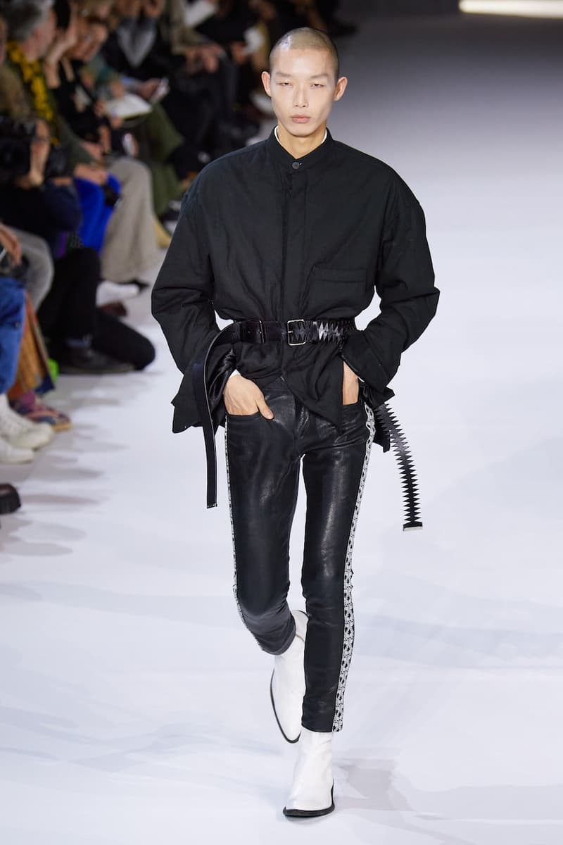 Haider Ackermann Fall/Winter 2020 Paris Fashion Week Runway Show Presentation Co-Ed Menswear Womenswear Looks Columbian-Born Paris-Based Eponymous Label Designer