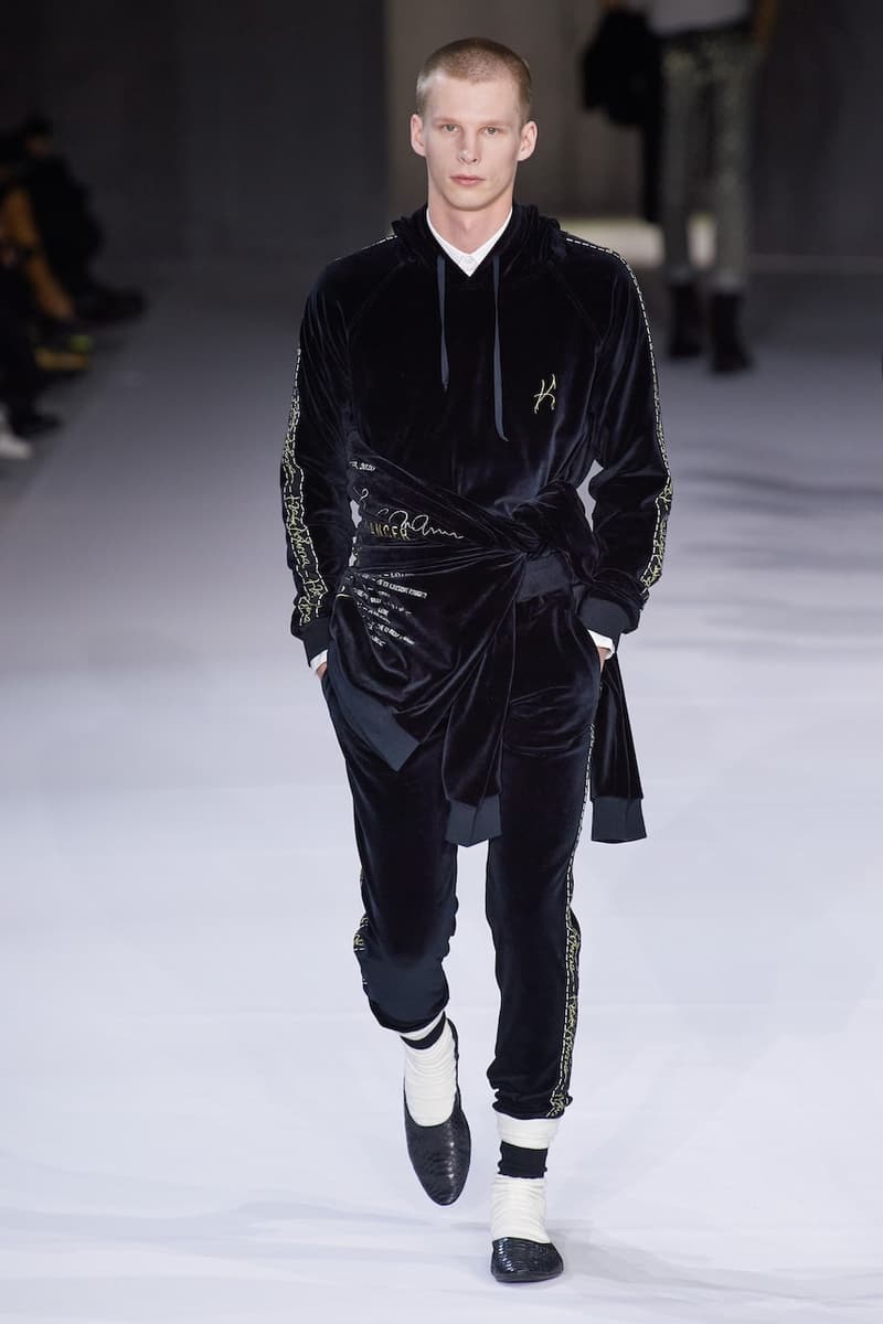 Haider Ackermann Fall/Winter 2020 Paris Fashion Week Runway Show Presentation Co-Ed Menswear Womenswear Looks Columbian-Born Paris-Based Eponymous Label Designer