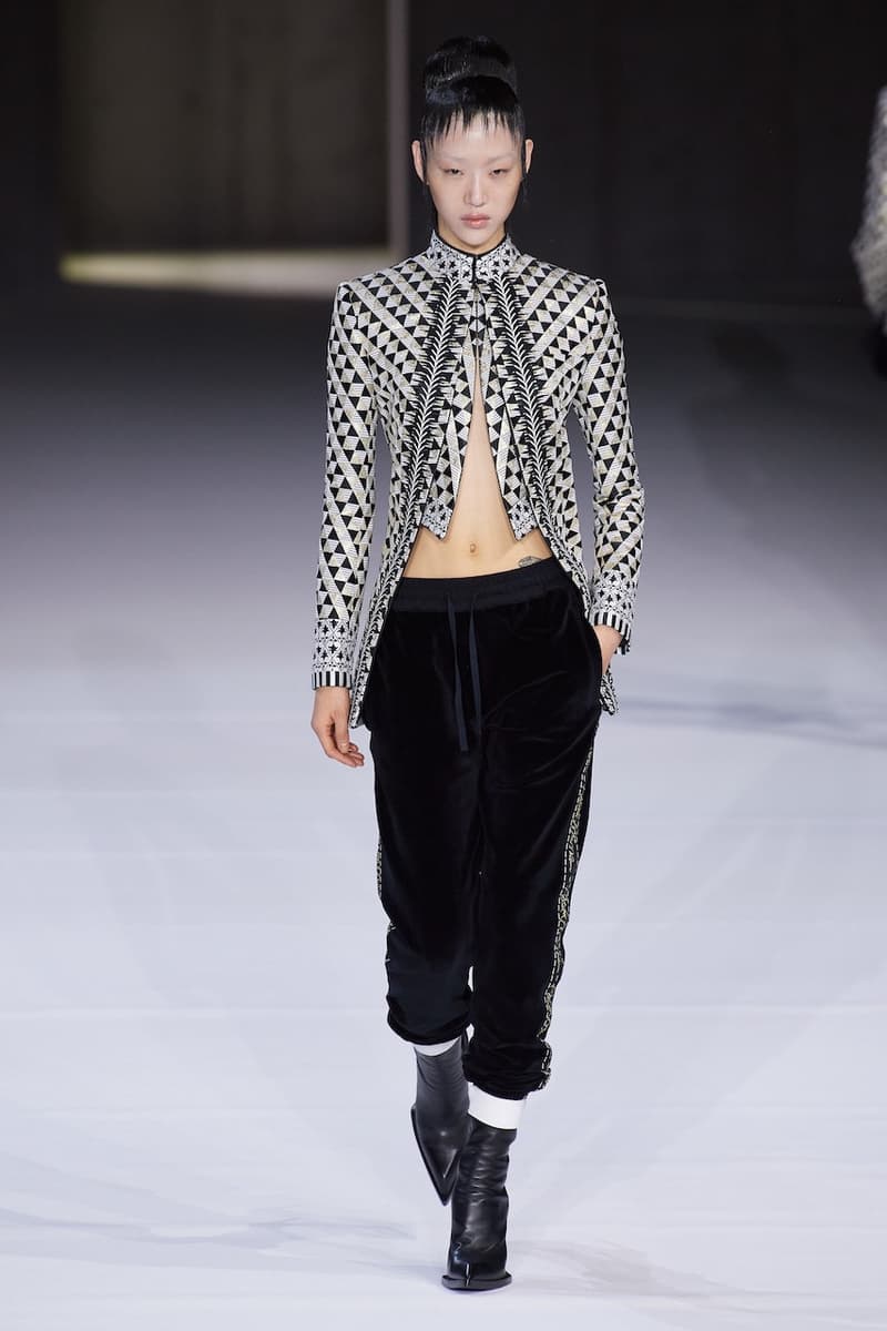 Haider Ackermann Fall/Winter 2020 Paris Fashion Week Runway Show Presentation Co-Ed Menswear Womenswear Looks Columbian-Born Paris-Based Eponymous Label Designer