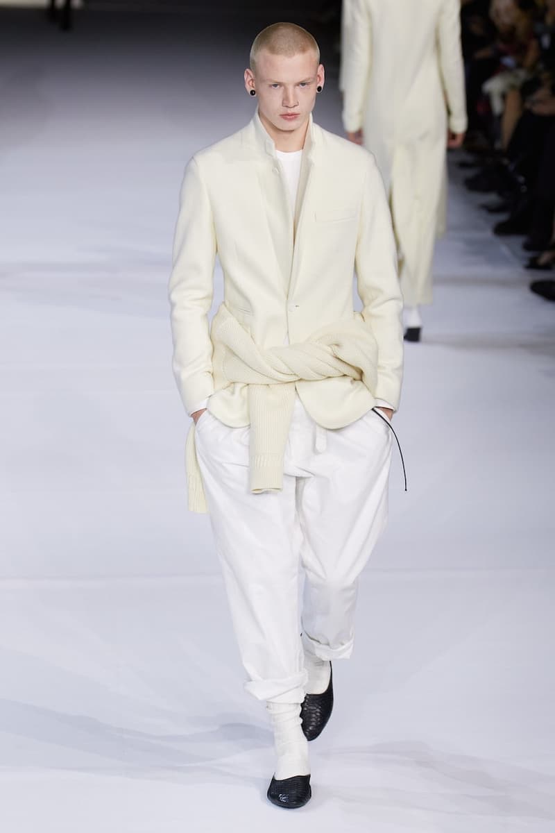 Haider Ackermann Fall/Winter 2020 Paris Fashion Week Runway Show Presentation Co-Ed Menswear Womenswear Looks Columbian-Born Paris-Based Eponymous Label Designer