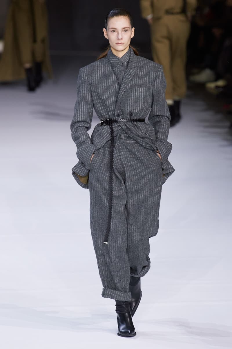 Haider Ackermann Fall/Winter 2020 Paris Fashion Week Runway Show Presentation Co-Ed Menswear Womenswear Looks Columbian-Born Paris-Based Eponymous Label Designer