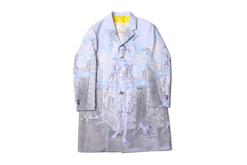 Hajime Sorayama x Poggy Capsule Collection Release coat jacket wool buy info robot illustration 2g tokyo 1 one of a kind 