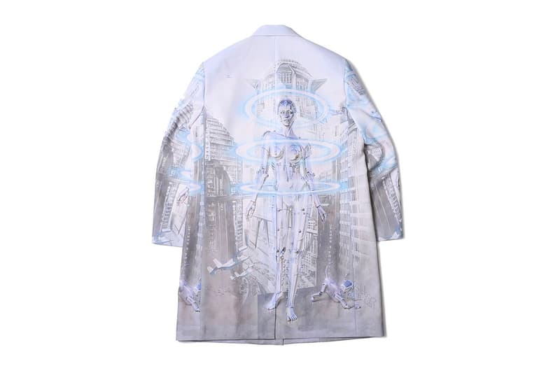 Hajime Sorayama x Poggy Capsule Collection Release coat jacket wool buy info robot illustration 2g tokyo 1 one of a kind 