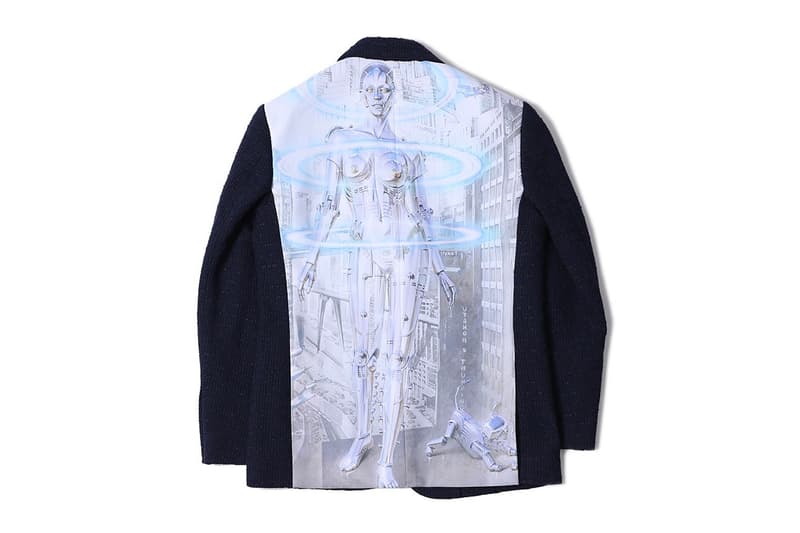 Hajime Sorayama x Poggy Capsule Collection Release coat jacket wool buy info robot illustration 2g tokyo 1 one of a kind 