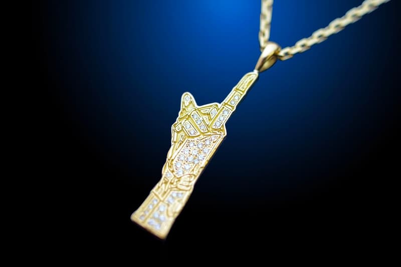 Hajime Sorayama EYEFUNNY Middle Finger Necklace Release Info Buy Price Shibuya PARCO 2G Studio Gold Silver Shibuya Parco