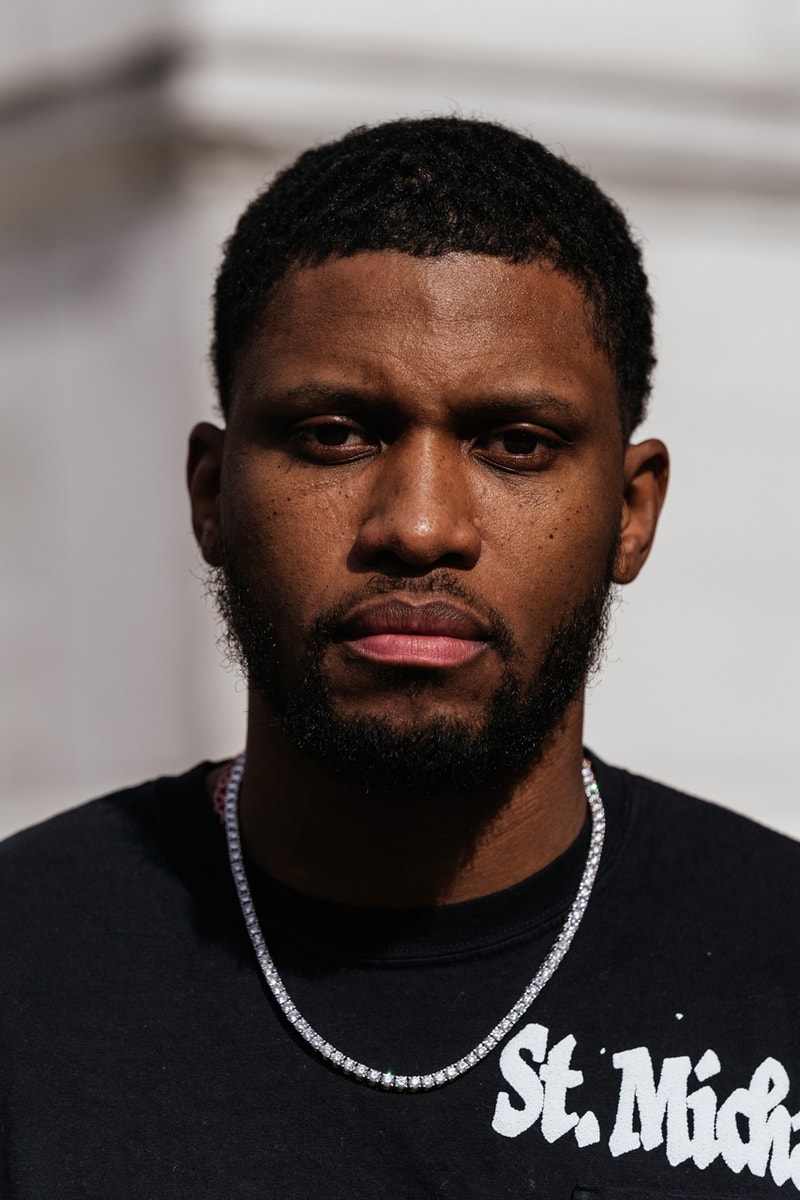rudy gay style fashion clothing nba basketball player san antonio spurs fear of god sweatpants merch line puma sneakers shoes public enemy collaboration patek watch fight the power new york city madison square park