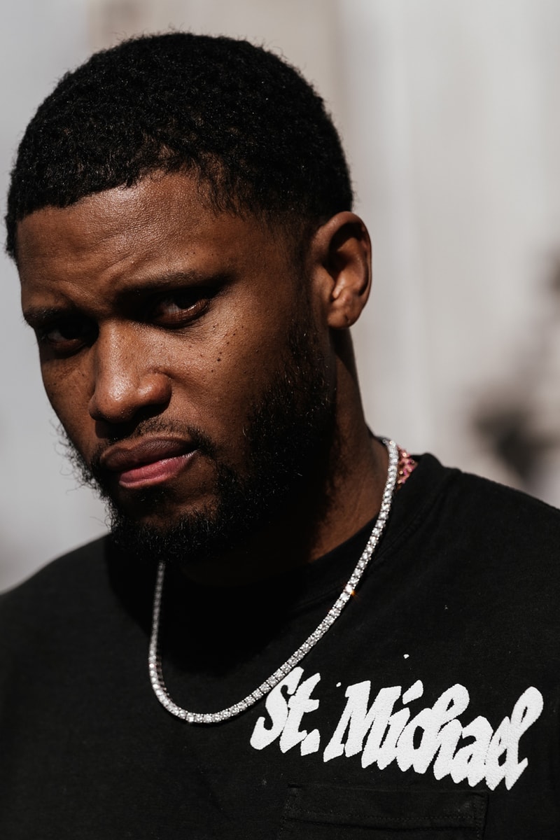 rudy gay style fashion clothing nba basketball player san antonio spurs fear of god sweatpants merch line puma sneakers shoes public enemy collaboration patek watch fight the power new york city madison square park