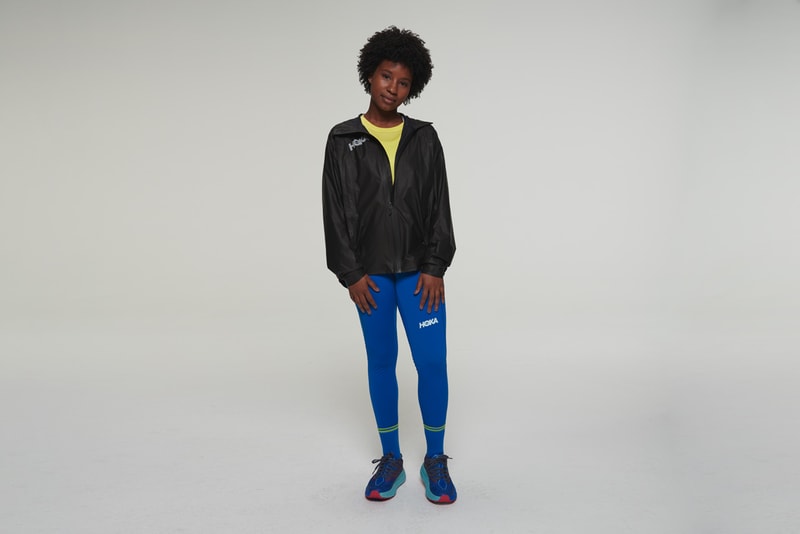HOKA ONE ONE First Apparel and Accessories Collection Hoodies Short Sleeves Zipper Up Jackets Pants Bucket Hats Performance Tees Shorts GORE-TEX 