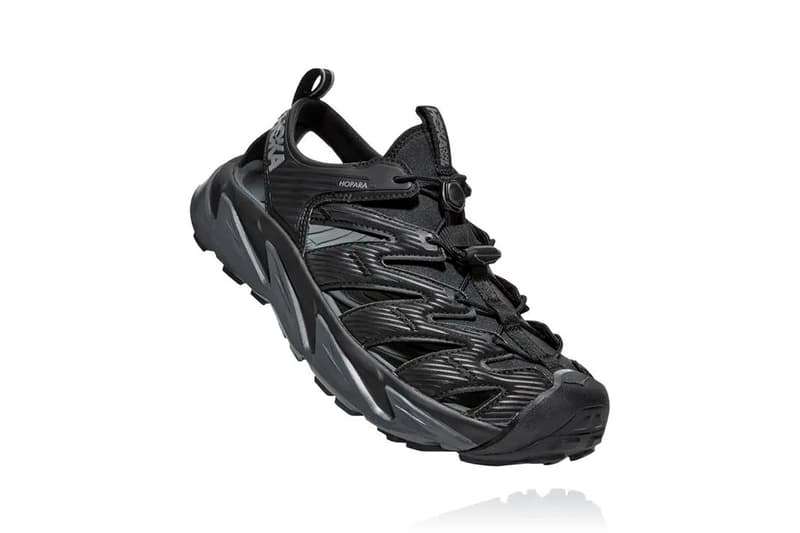 Hoka One One Hopara Sandal Black Dark Shadow Black Iris Mandarin Release Info Buy Price 