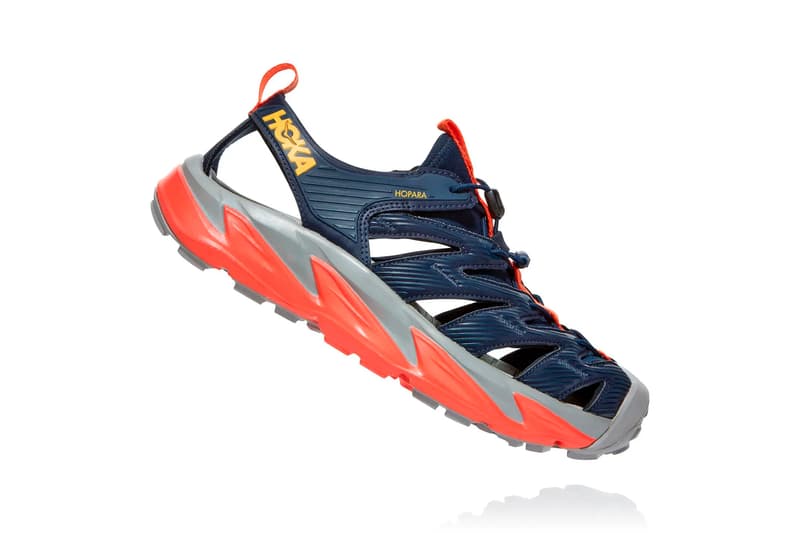 Hoka One One Hopara Sandal Black Dark Shadow Black Iris Mandarin Release Info Buy Price 