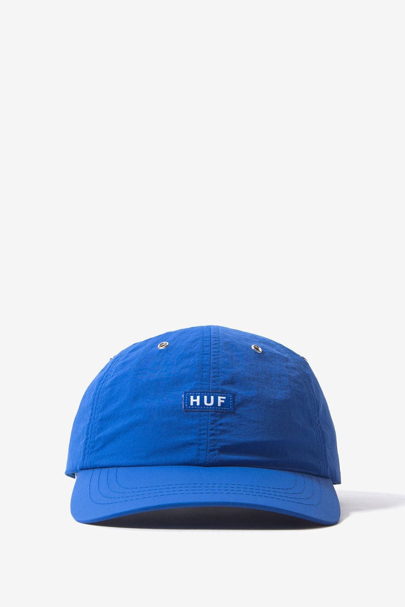 HUF DWR Fuck It When Wet CV curved visor 6 Panel Hat cap water waterproof drop Olympian Blue Persimmon Hot Lime TikTok paper towel challenge 
