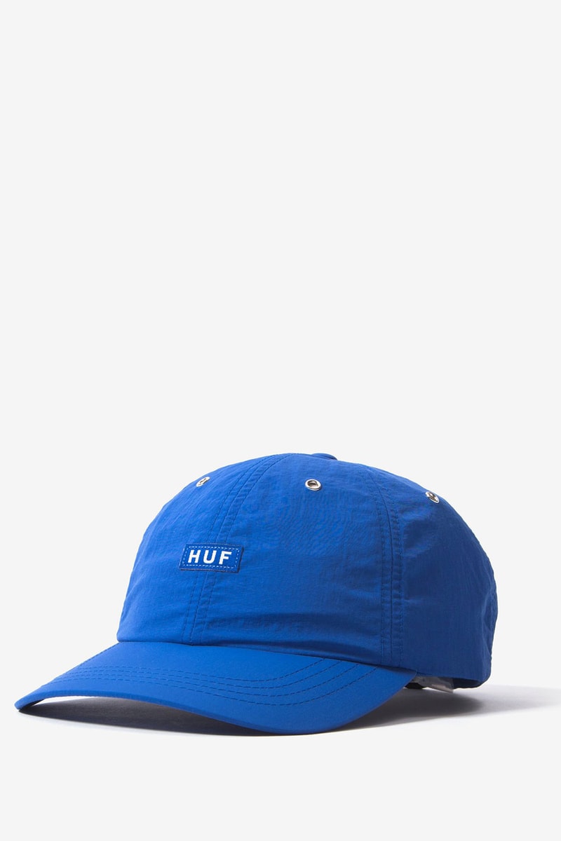 HUF DWR Fuck It When Wet CV curved visor 6 Panel Hat cap water waterproof drop Olympian Blue Persimmon Hot Lime TikTok paper towel challenge 