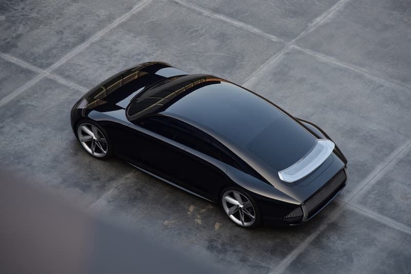hyundai prophecy futuristic hyper concept car unveil debut automation autonomous electric vehicle