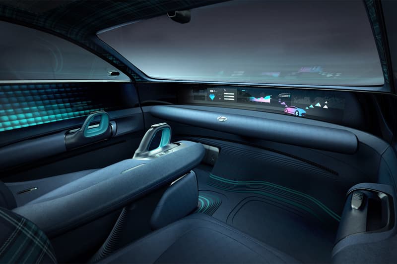 hyundai prophecy futuristic hyper concept car unveil debut automation autonomous electric vehicle
