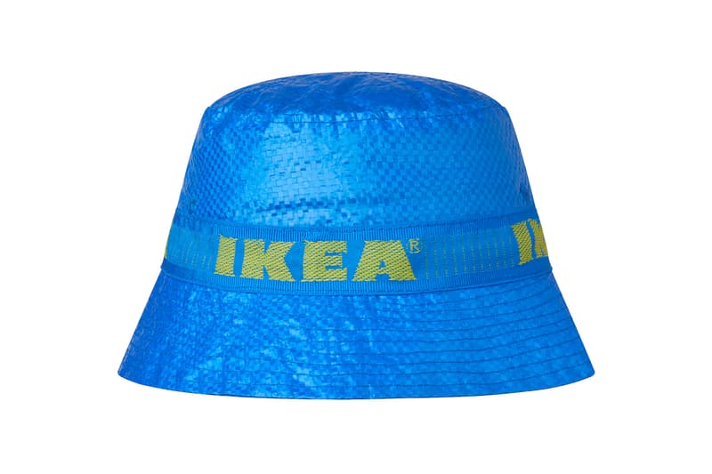 IKEA Drops Official KNORVA Bucket Hat fashion DIY project blue bags FRAKTA carrier bag price details drop 