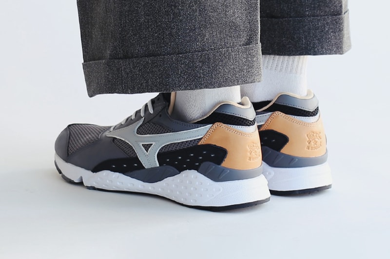 il bisonte mizuno mondo control vachetta tan leather gray navy white D1GG205303 release date info photos price