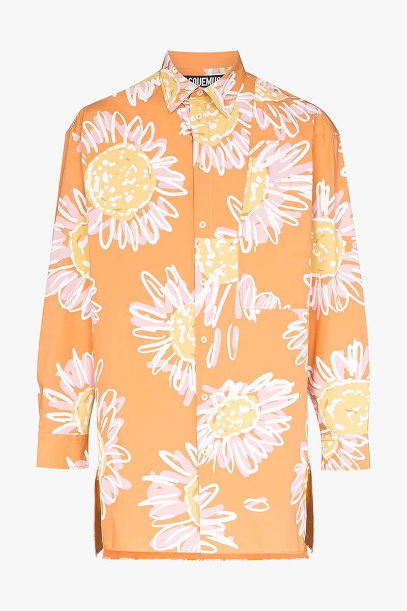 Jacquemus Spring/Summer 2020 Printed Men's Items patterned florals flower table still life illustration painting artwork ss20 shirts hoodie jacket pants jeans bags