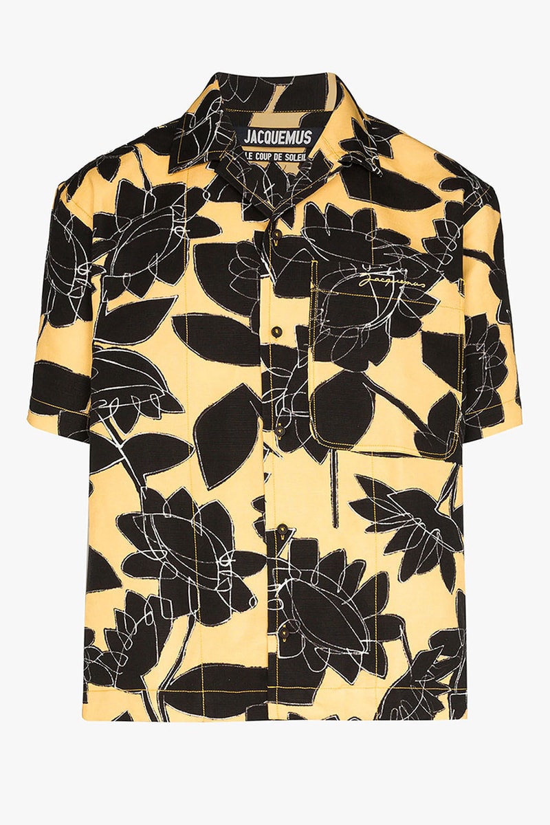 Jacquemus Spring/Summer 2020 Printed Men's Items patterned florals flower table still life illustration painting artwork ss20 shirts hoodie jacket pants jeans bags 