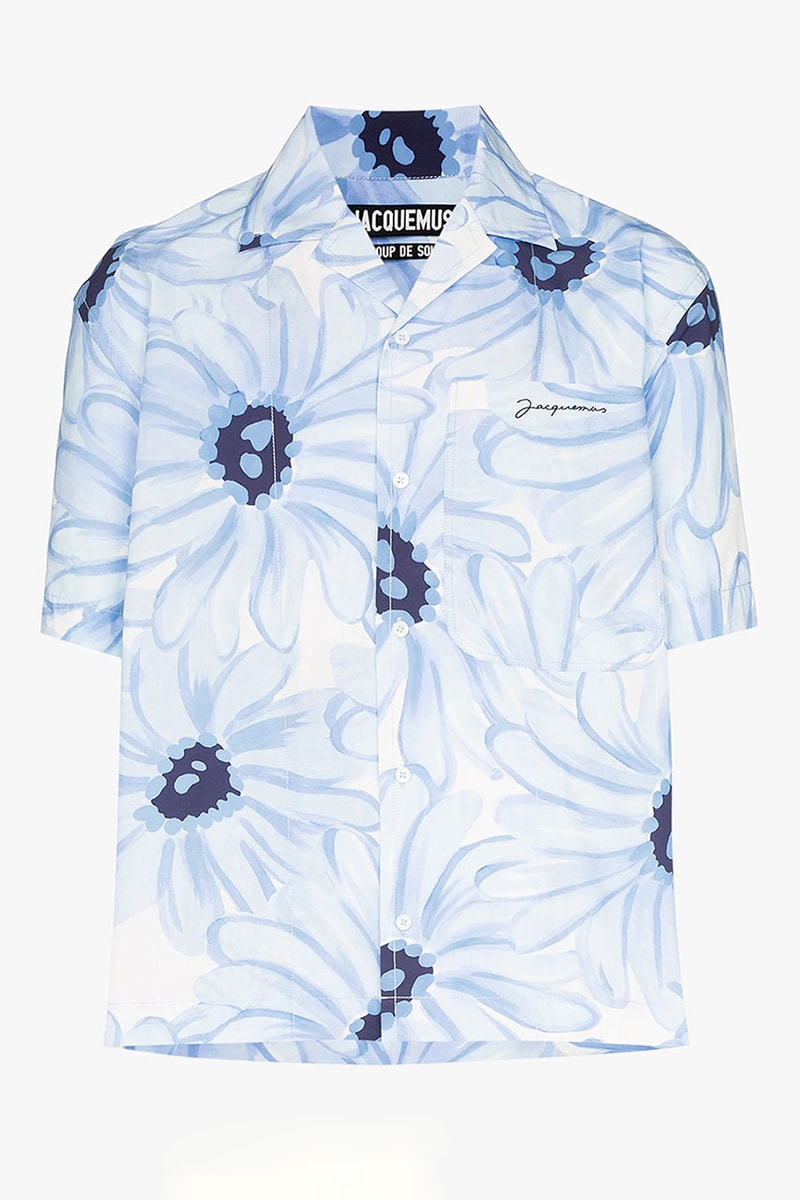 Jacquemus Spring/Summer 2020 Printed Men's Items patterned florals flower table still life illustration painting artwork ss20 shirts hoodie jacket pants jeans bags 