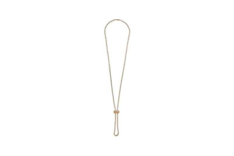 jacquemus spring summer 2020 ss20 swarovski baguette gold crystal estello bracelet necklace