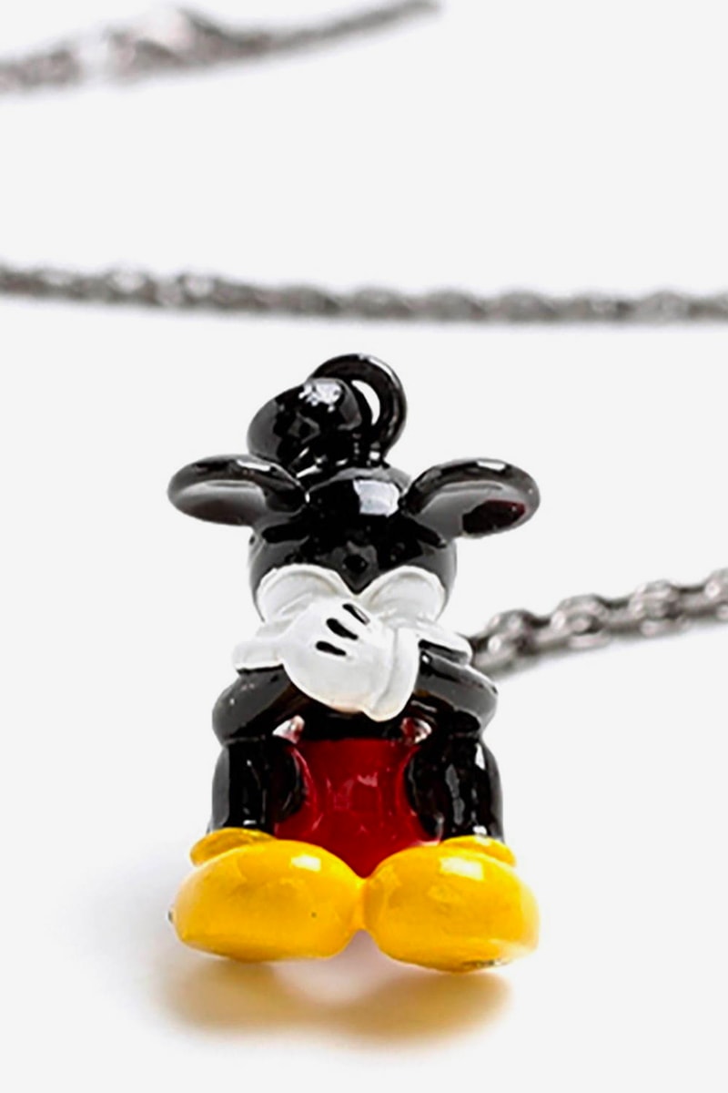 JAM HOME MADE Disney Mickey Mouse Disney Archive Parade japanese jewelry accessories rings necklaces menswear streetwear retro chains silver gold enamel collegiate black