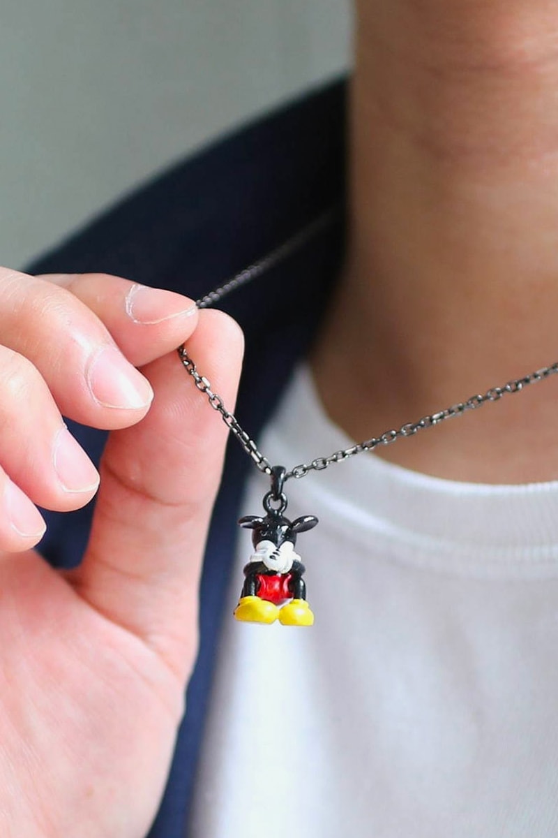 JAM HOME MADE Disney Mickey Mouse Disney Archive Parade japanese jewelry accessories rings necklaces menswear streetwear retro chains silver gold enamel collegiate black