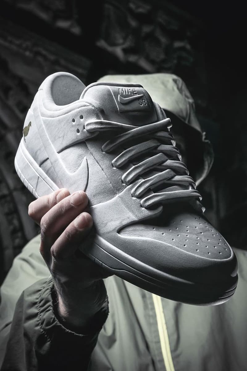 Jeff Staple Alasdair Thomson Nike SB Dunk Low Pigeon Marble Sculpture
