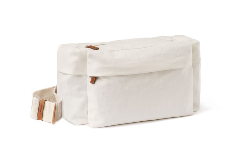 jil sander plus fall 2020 unisex accessory accessories collection release lug soled vibram boots bags cream off white