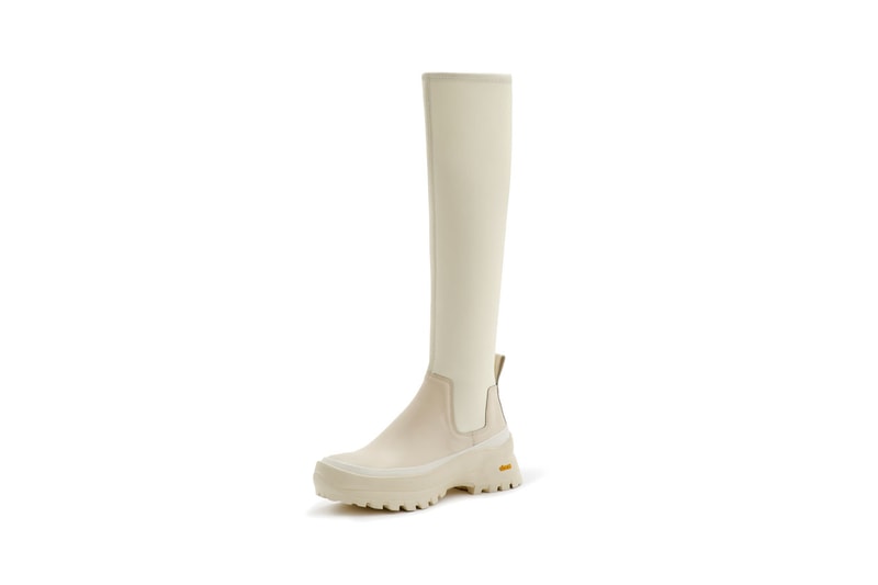 jil sander plus fall 2020 unisex accessory accessories collection release lug soled vibram boots bags cream off white 