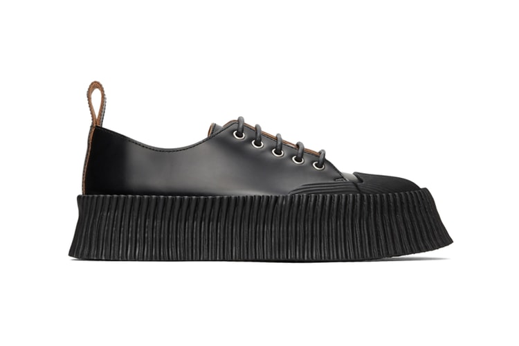 Jil Sander Drops Chunky Vulcanized Rubber Sole Sneaker