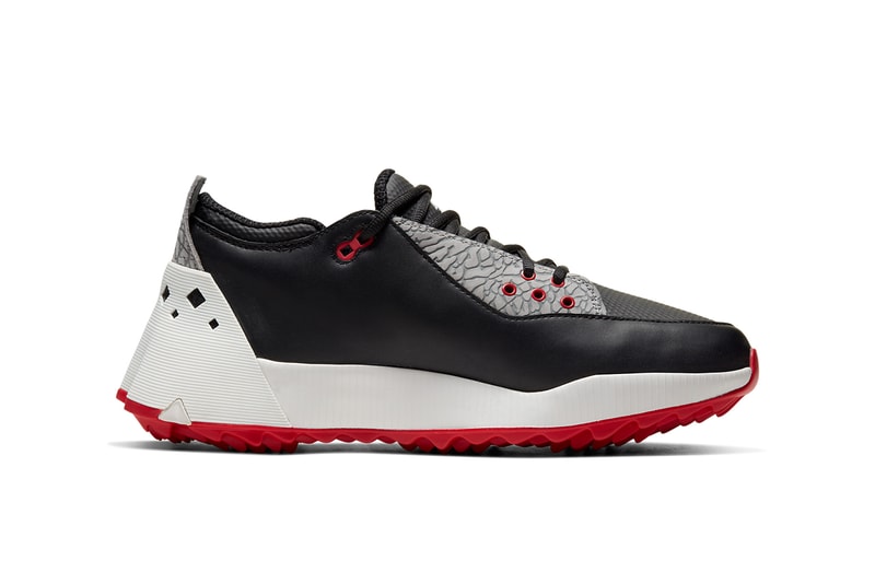 jordan brand adg 2 golf shoe white back atmosphere grey university red summit elephant print CT7812 001 100 release date info photos price