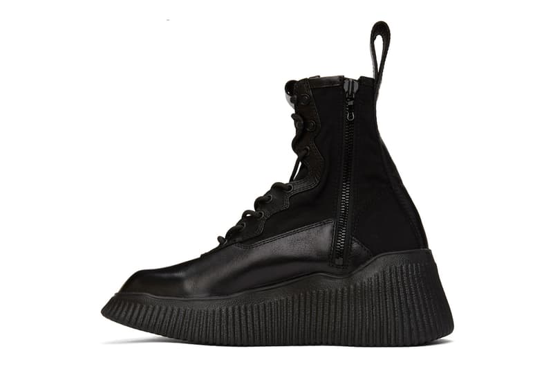 JULIUS Panelled Lace-Up Boots Release outsole chunky footwear boots