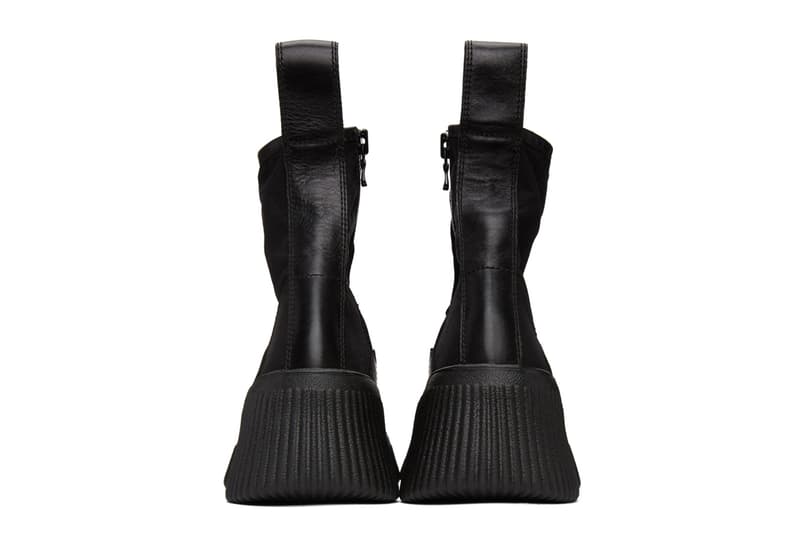 JULIUS Panelled Lace-Up Boots Release outsole chunky footwear boots