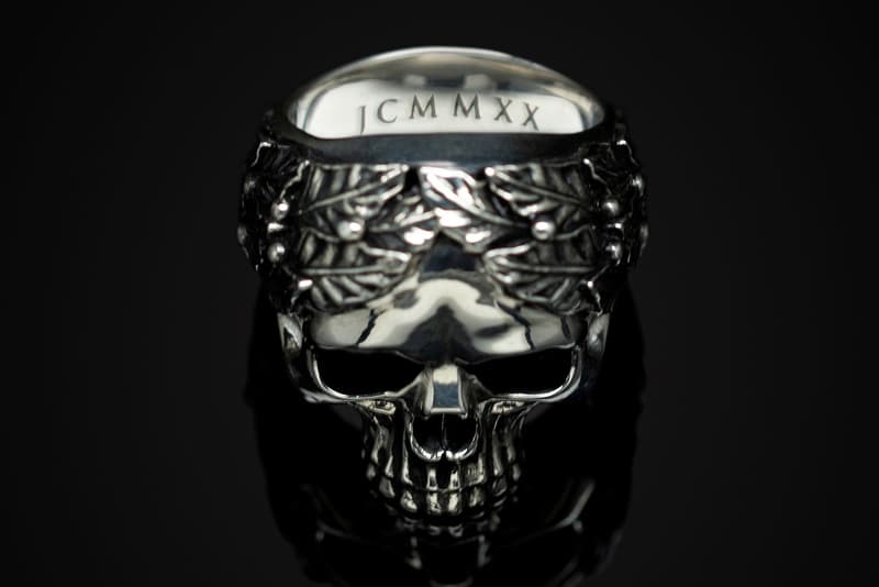 jun cha capo ring skull design 14k gold polished brass sterling silver release march