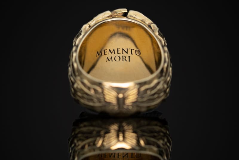 jun cha capo ring skull design 14k gold polished brass sterling silver release march
