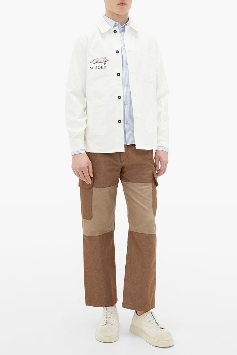 junya watanabe le labourer spring summer 2020 ss20 chore coat jacket white navy st john amsterdam tulip museum buy cop purchase release information detai