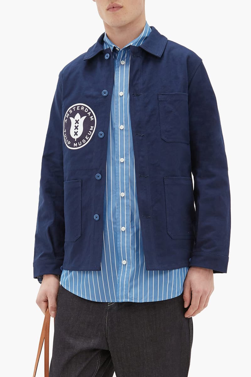 junya watanabe le labourer spring summer 2020 ss20 chore coat jacket white navy st john amsterdam tulip museum buy cop purchase release information detai