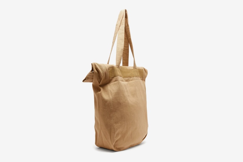 Junya Watanabe MAN Canvas Roll Top Tote Bag carrying solutions shoulder pouch compartment japanese designer spring summer 2020 collection accessories menswear streetwear