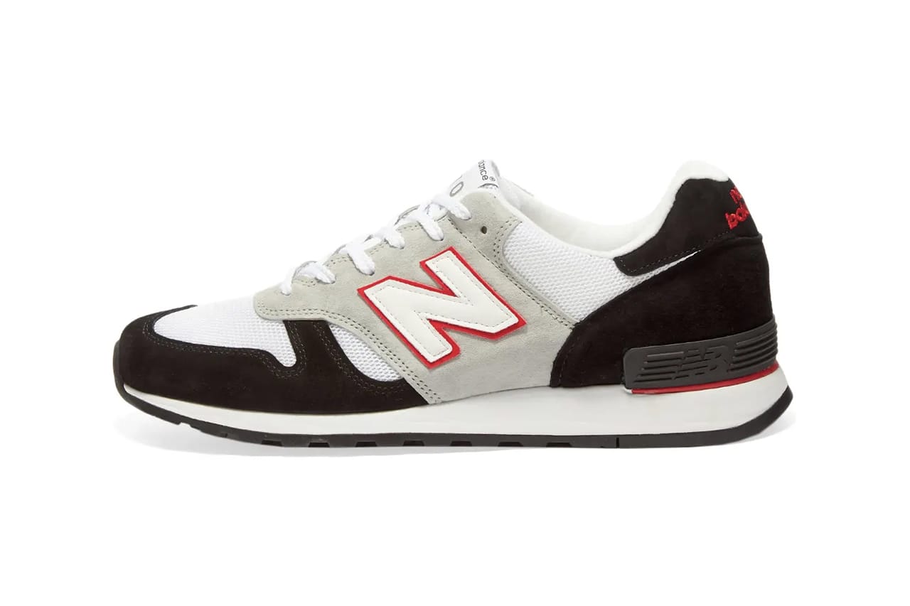 red and gray new balance 670 shoes
