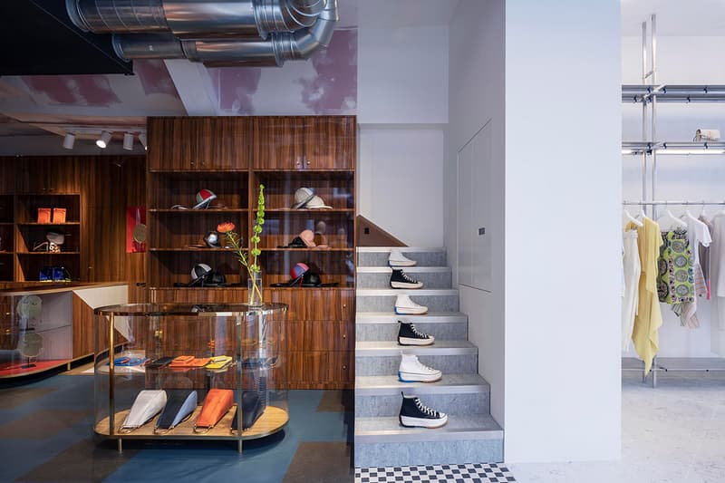 JW Anderson Launches Soho London Flagship Store Menswear Womenswear Moncler Genius Line Jonathan Anderson Converse Design Brewer Street Wardour Street Neons Anchors