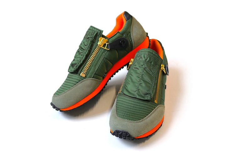 KAPITAL Channels Military Inspirations in Sleek MA-1 Sneakers