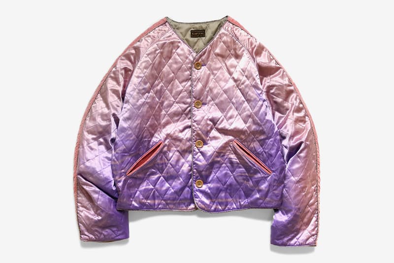 KAPITAL Velveteen J WAVE Souvenir Jacket menswear streetwear bomber quilted flight sukajan spring summer 2020 collection kiro hirata japanese designer embroidery double