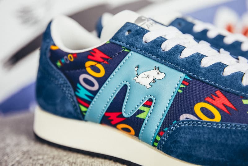 The Moomins x Karhu "A Proper Introduction" Pack Collection Legacy 96 Albatross 82 "Stellar/Cameo Blue" "Burton Orange/Rainy Day" Suede